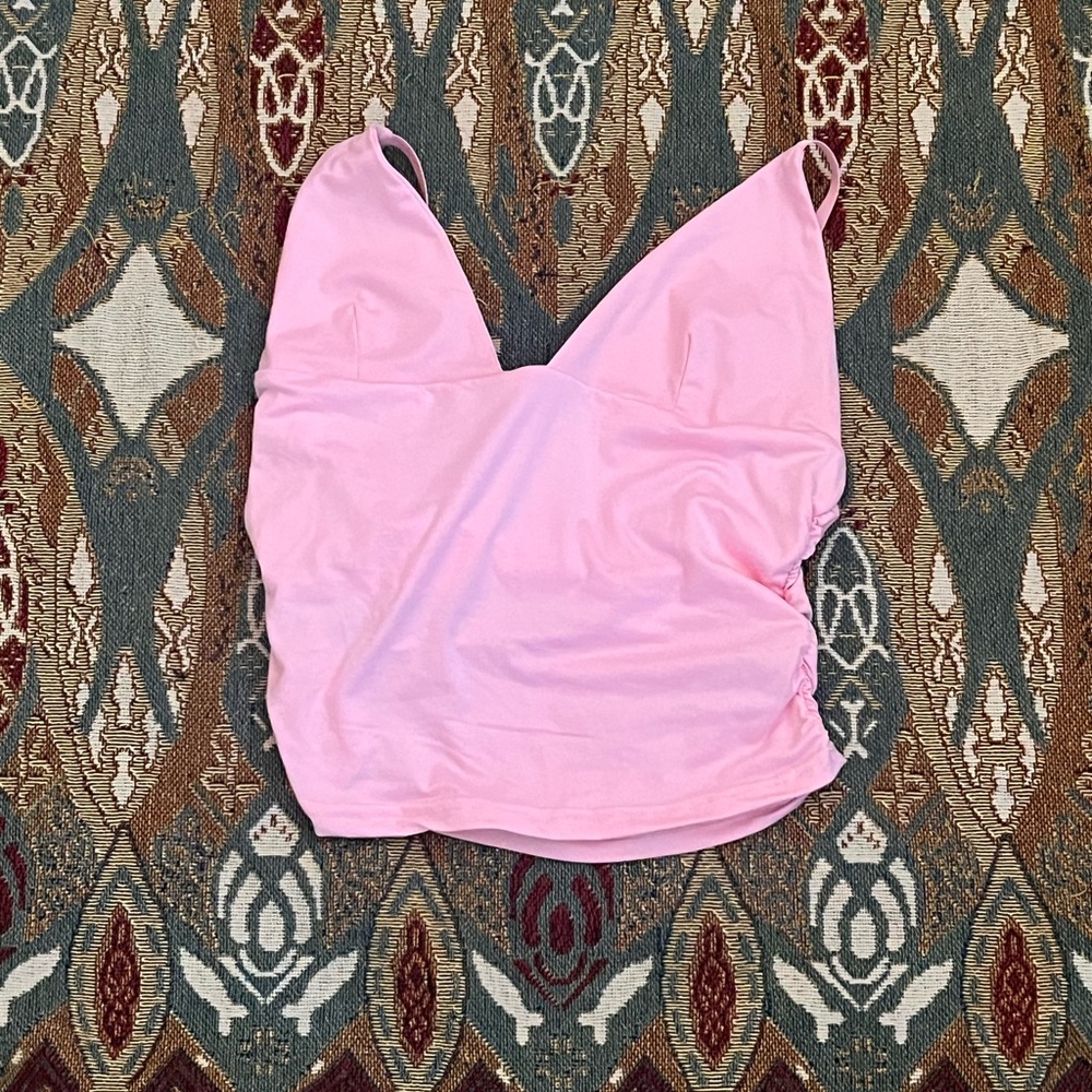 Pink Sleeveless Women's Top